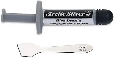 $9.99 • Buy New - Arctic Silver 5 AS5-3.5G Premium Thermal Compound 3.5 G Grams Paste Grease