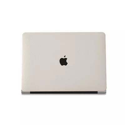 Milk White PU Leather Shell Case Cover For MacBook Air MacBook Pro 13 14 15 16 • $28.99