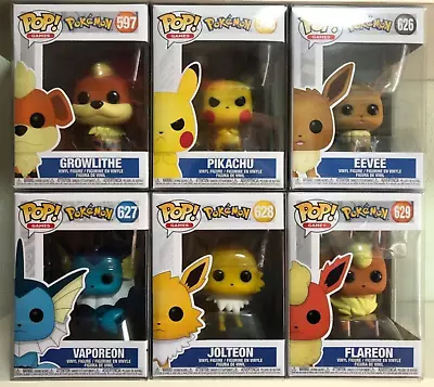 Funko Pop! Games  36 Pokemon Mint Collection  Including Limited Edtions Flocked • £380