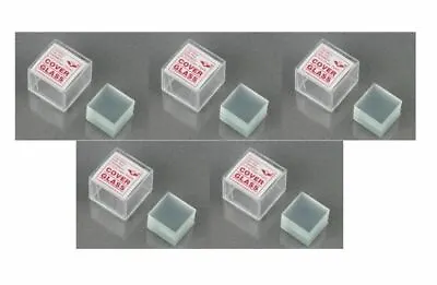 Pearl 5-Pack Of 100pc Square Microscope Glass Coverslip Slides 18mmx18mm - 500 • $29.99