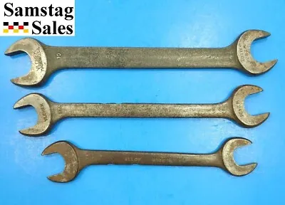 Set Of Three Vintage VLCHEK Double Open End Wrenches - Made In USA • $20