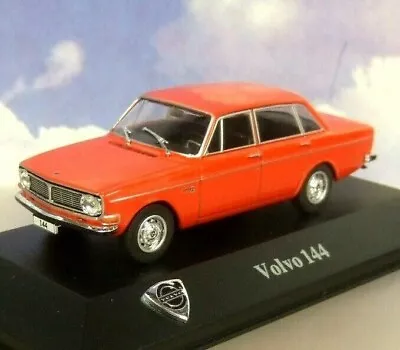 Excellent Atlas Diecast 1/43 Volvo Collection 1966-1974 Volvo 144 4 Door In Red • $37.83