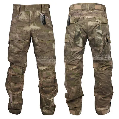 Camo Pants With EVA Pads Ripstop Assault Force Battle Knee Pad Tactical Pants • $79.98