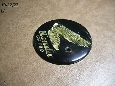 Honda CB 160 Motorcycle Gas Tank Badge Left Hand Side Honda Manufacture Original • $19