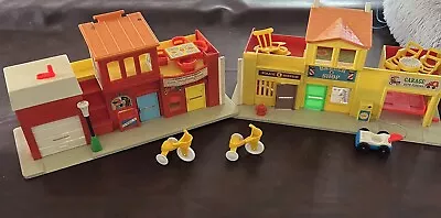 Vintage Fisher Price Little People Play Family Village Lot With Accessories • $48