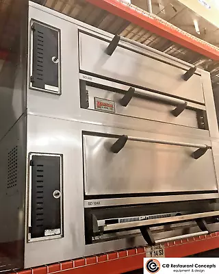 Used MARSAL SD 1048 / 448 Double Deck Gas Pizza Oven • $13800