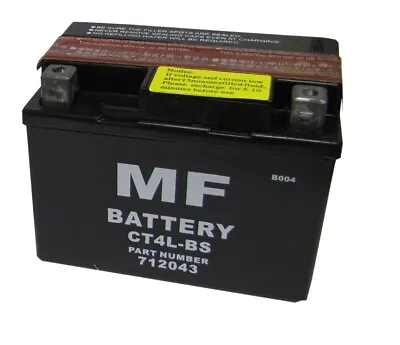 Battery (Conventional) For Yamaha YQ 100 Aerox 2000 - 2002 Acid Not Included • £22.90