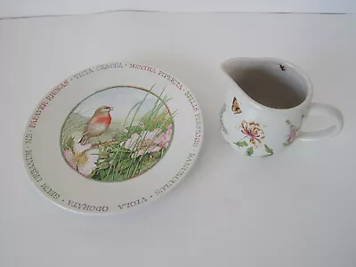 Marjolein Bastin Wildflower Meadow Plate And Small Pitcher • $20