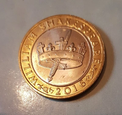 £2 • Buy William Shakespeare 2 Pound Coin £2 2016 - The Hollow Crown RARE