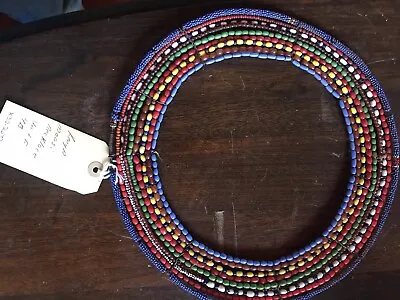 Handmade Maasai Necklaces Kenya Made By Tribal Maasai. Original. Antique • $35