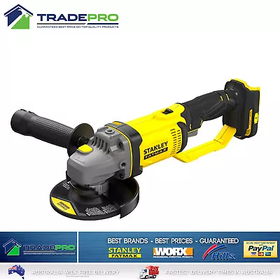 Stanley® Fatmax 18V Cordless 125mm Angle Grinder Genuine SFMCG400B Tool Only • $134