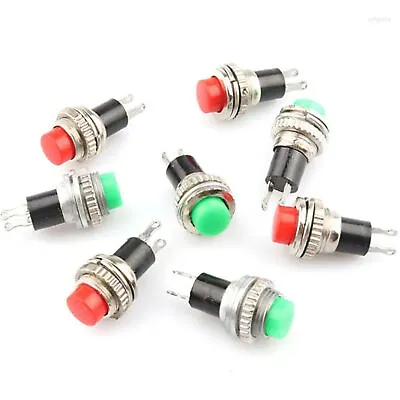 3x DS314 Small Momentary Push Button Switch 10mm Red Non Locking Switches DS-314 • $8.51