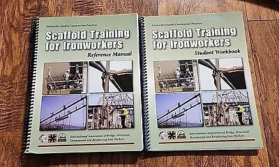 Scaffold Training For Ironworkers  Reference Manual & Student Workbook 2018 • $49.99