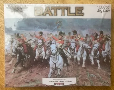 Battle Of Waterloo 1000 Piece Jigsaw Puzzle • £0.99