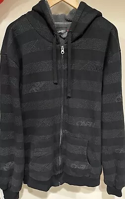 O’Neil Sherpa Lined Heavyweight Hoodie XXL 2XL Black Y2K O’Neil • $29.99