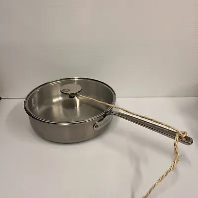 Mauviel 1830 M'360 10” 6 Qt Stainless Steel Saute Pan • $119.99