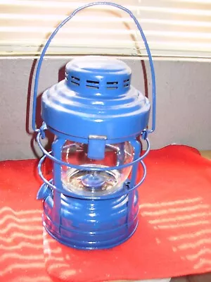 Embury Model 225 Blue Contractor's Lantern • $75