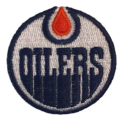 Edmonton Oilers Nhl Hockey Vintage 2  Round Team Logo Patch • $6.95