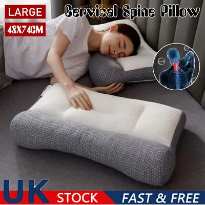 Cervical Memory Foam-Pillow For Neck And Shoulder PainErgonomic Orthopedic  • £16.99