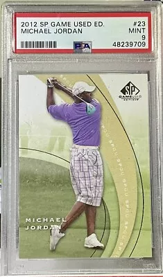 2012 SP Game Used ED. GOLF Michael Jordan PSA 9 • $60