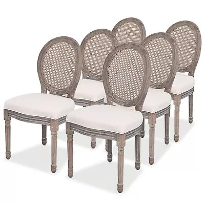 Tidyard Dining Chairs 6 Pcs  Fabric  Dining Set 50 X 56 X 95.5  (W X D X R8A2 • $1818.74