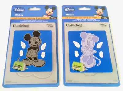 Mickey & Minnie Mouse~Cuttlebug~Disney~Cut & Emboss Die & Embossing Folder • $35.99