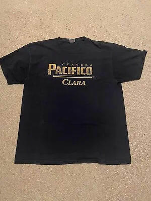 PACIFICO Clara Mexican Beer Vintage T-shirt Black Size XL • $50