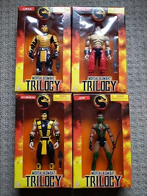 Mortal Kombat Trilogy Figure Scorpion Cyrax Liu Kang Jade Set 1998 Movie • $225