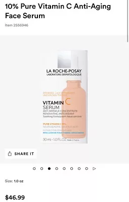 La Roche-Posay Pure Vitamin C Face Serum - 1oz • $35