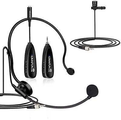 £31.95 • Buy Kimafun Wireless Headset With Microphone Lapel Mics Kimafun