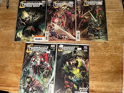 Champions 23 25 26 27 Monsters Unleashed #1 Lot Of 5 Marvel Comics Set Run • $6