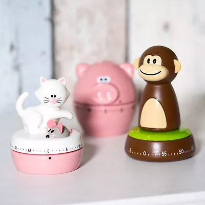 £11.95 • Buy Novelty Animal Wind Up Mechanical Kitchen Timer Clock Cooking Baking Egg Oven
