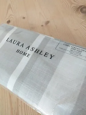 £19.99 • Buy Laura Ashley Home, Awning Stripe Dove Grey Curtain Tie Backs, 100% Cotton 