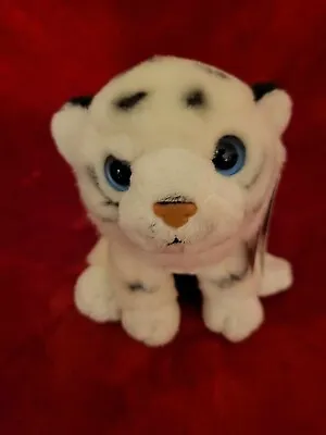 Keel Toys White Snow Tiger Blue Eyes Plush Soft Toy Adoptable Collection • £5.49