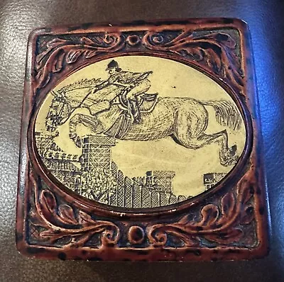 Horse Lady Gifts Hand Made Small Wood Trinket Box Made In USA • $17