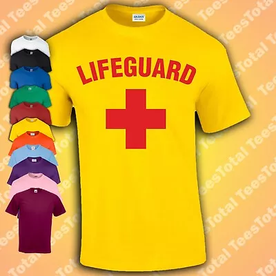 Lifeguard T-Shirt | Beach | Party | Fancy Dress | Baywatch | The Hoff Unisex • £15.29