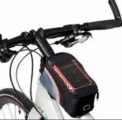 One23 Cycle Top Tube Phone Holder Frame Bag Includes Aux Cable  • £5.99