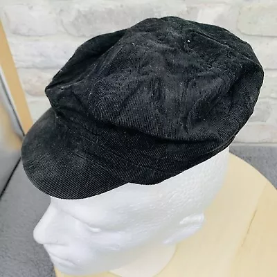 H&M Flat Cap Black Childs Size 1-3 Yrs Strapback Y2K Retro Beach Holiday • £6.99