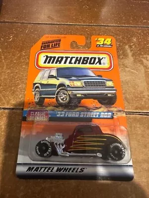 1998 Matchbox Classic Decades '33 Ford Street Rod #34 • $2.50