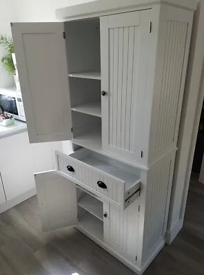 £249.80 • Buy Tall Kitchen Storage Cupboard Cabinet Pantry White Freestanding Unit Furniture