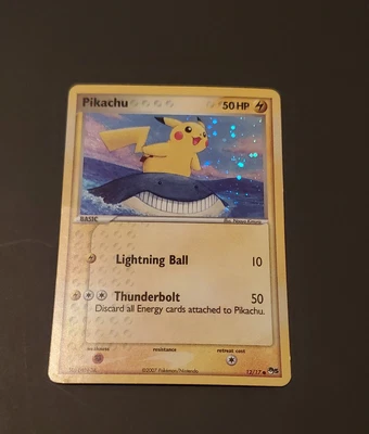 $40 • Buy 2007 Pokemon, POP Series Promo 5, #12/17 Pikachu, Holo Rare ERROR CHECK IMAGES!