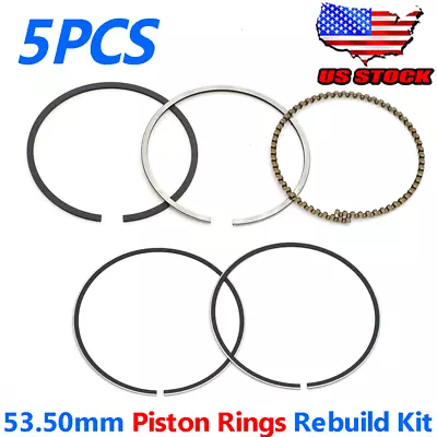 Piston Rings Kit 53.50mm For Honda XR100 100R CRF100F125F Suzuki DR-Z110 • $15.99