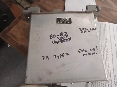 VW Bus Ecu Computer  0 280 000 178 039906021B  1979 ?  80 81 82 83 Exc Cal Man. • $135