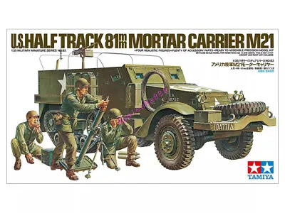 Tamiya 35083 1/35 Scale U.S.Half Track M21 Mortar Carrier Model Kit • £36.91