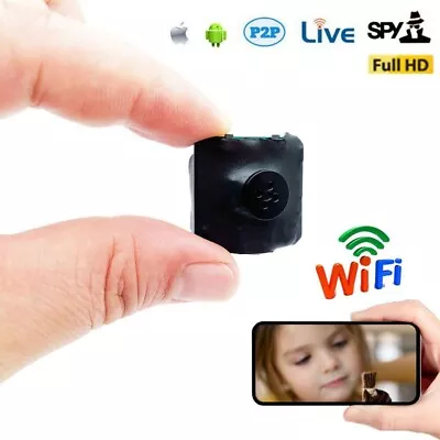 1080P HD Wireless WIFI IP Tiny Mini Smallest Hidden Camera DIY Button Design DVR • $32.88