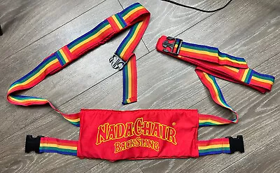 Nada Chair Back Sling Lumbar Support Posture Control Red Rainbow Ergonomic • $30