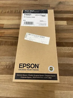 Expired Epson T9001 350ml Photo Black Ink For SureColor P20000 | P10000 Printers • $124.99