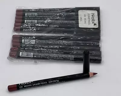 Nabi Lipliner Pencil L02 Brown 0.04 Oz 12 Pack • $13.99