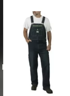 Liberty Mens Blue Denim Jean Bib Overalls 46x30 NWT Free Shipping! • $46.99