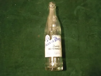 Vintage VIRGINIA DARE 8 Oz Soda Pop Bottle ~ Brooklyn NY - Detroit Mich~Aisle P • $27.50